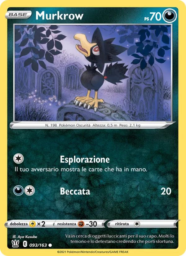 Murkrow (Battle Styles #93/163)