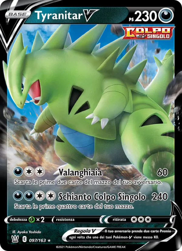 Tyranitar V (Stili di Lotta #97/163)