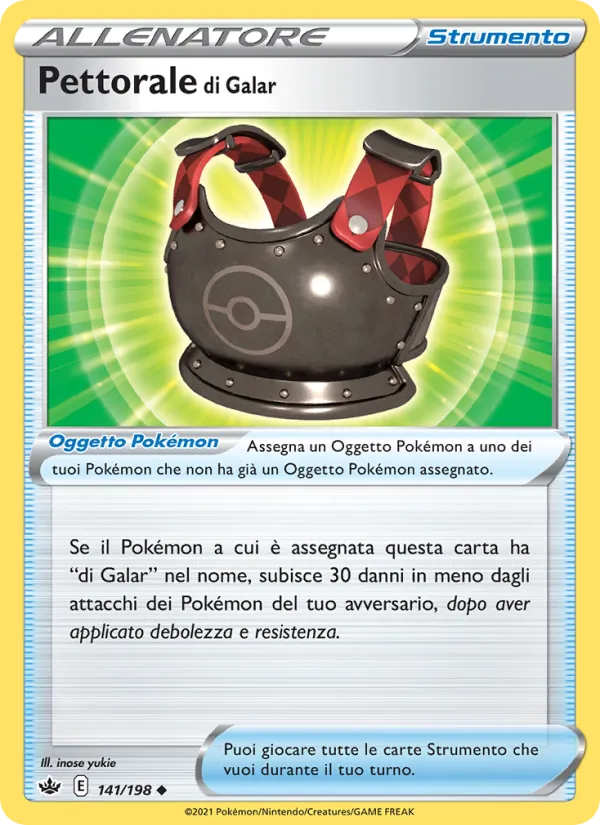 Pettorale di Galar (Regno Glaciale #141/198)