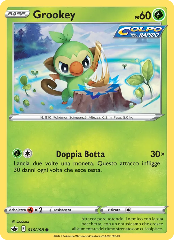 Grookey (Chilling Reign #16/198)