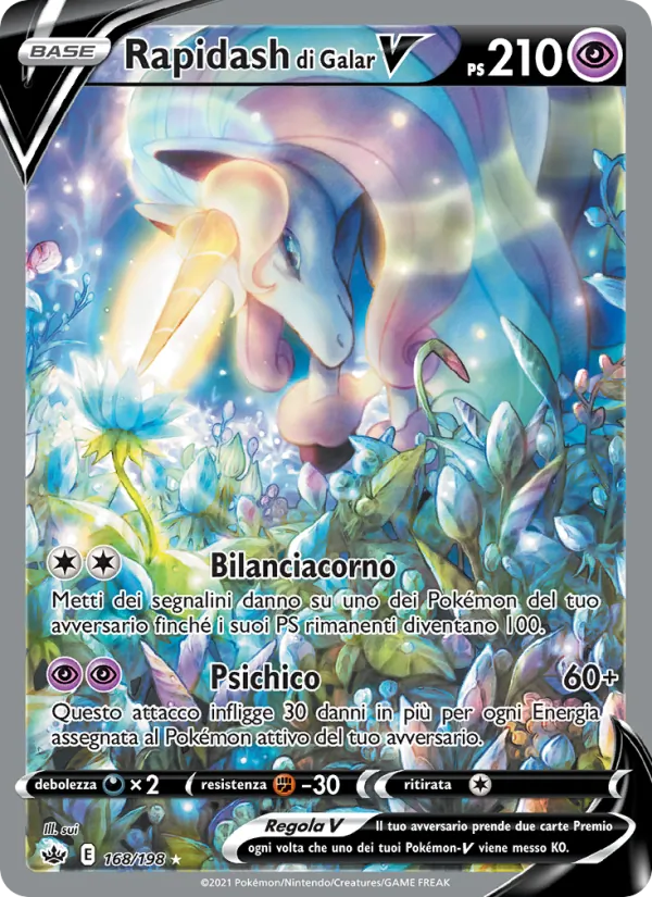 Rapidash di Galar V (Regno Glaciale #168/198)