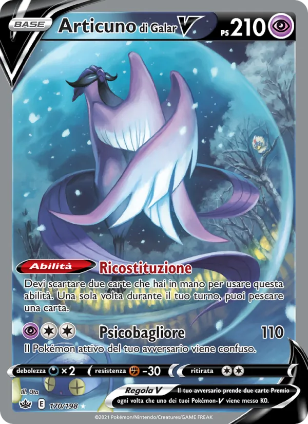 Articuno di Galar V (Regno Glaciale #170/198)
