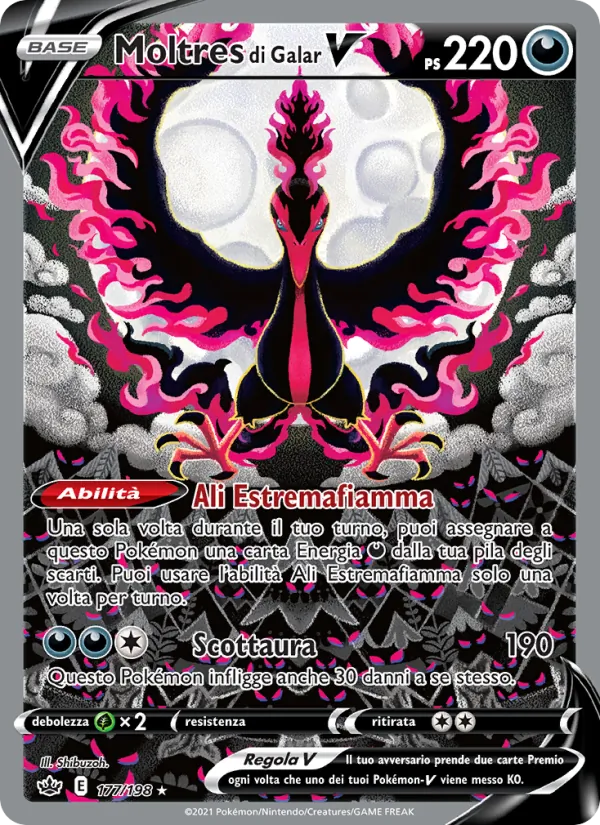 Moltres di Galar V (Regno Glaciale #177/198)