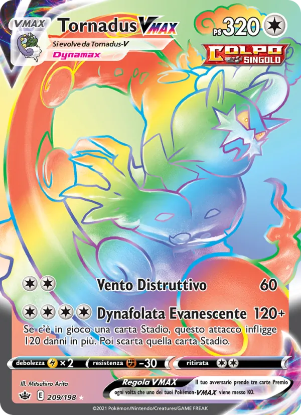 Tornadus VMAX (Regno Glaciale #209/198)