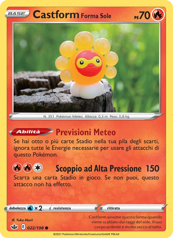 Castform Forma Sole (Chilling Reign #22/198)