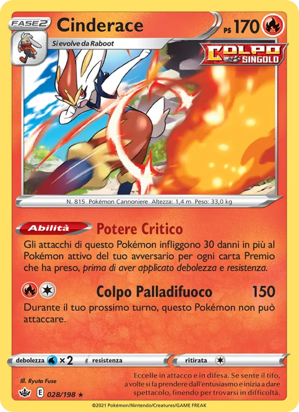 Cinderace (Regno Glaciale #28/198)