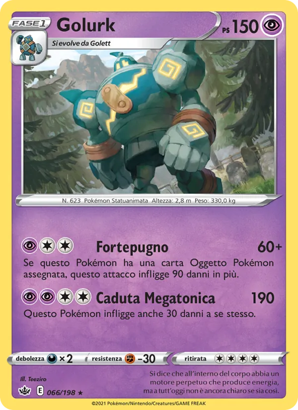 Golurk (Chilling Reign #66/198)