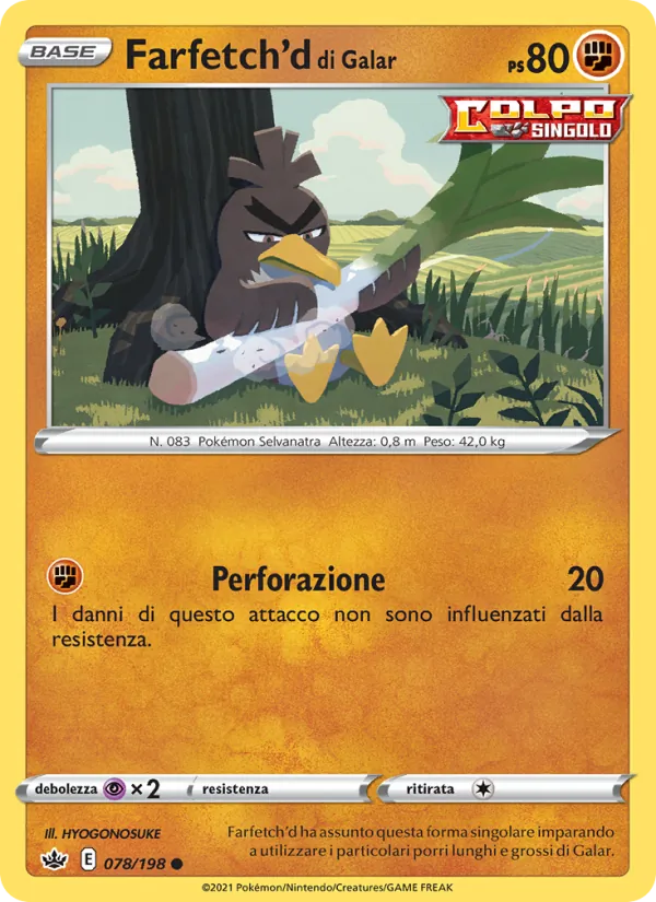 Farfetch'd di Galar (Regno Glaciale #78/198)