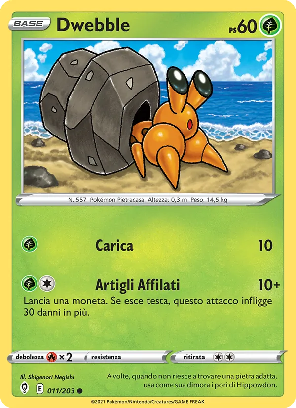 Dwebble (Evoluzioni Eteree #11/203)