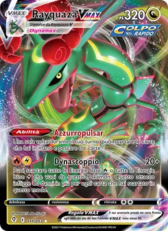 Rayquaza VMAX (Evoluzioni Eteree #111/203)