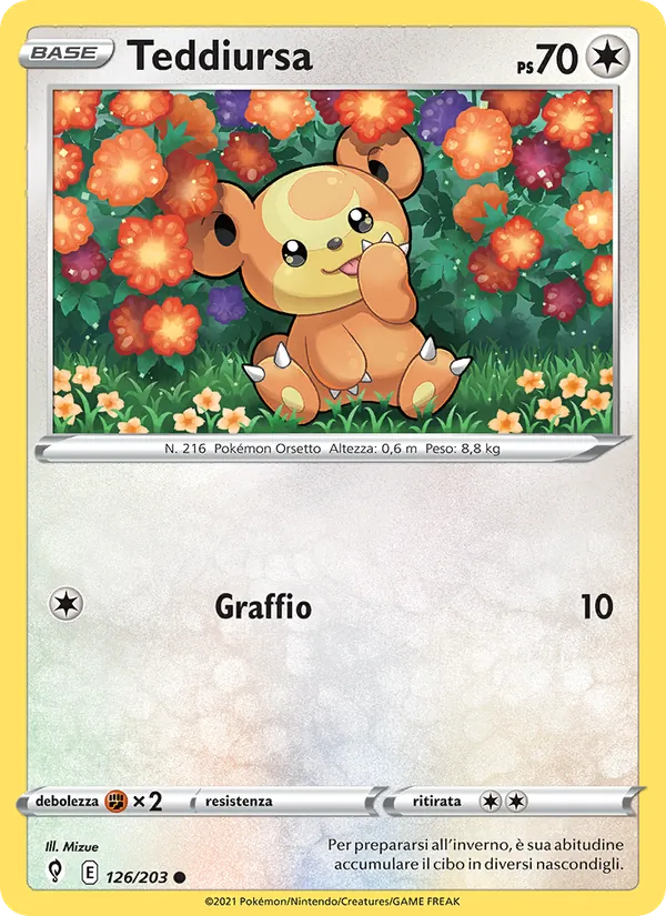 Teddiursa (Evolving Skies #126/203)