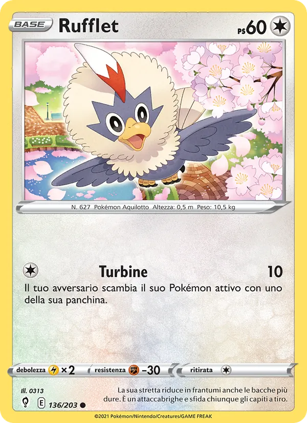 Rufflet (Evolving Skies #136/203)