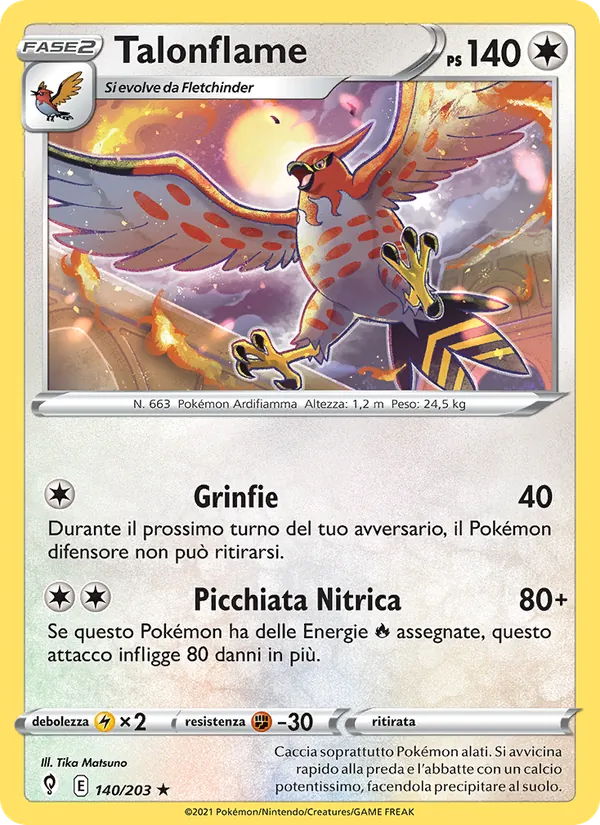 Talonflame (Evolving Skies #140/203)