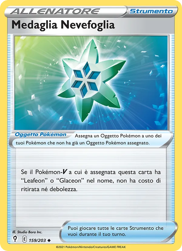 Medaglia Nevefoglia (Evoluzioni Eteree #159/203)