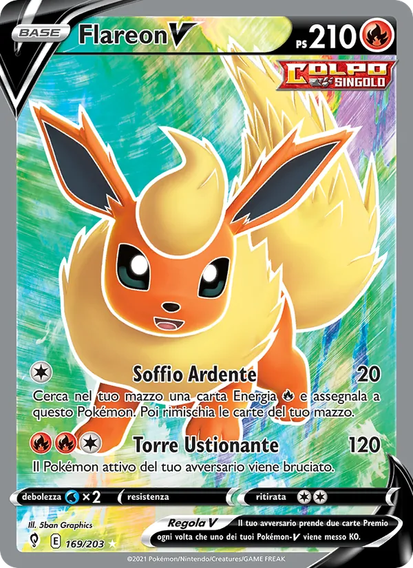 Flareon V (Evoluzioni Eteree #169/203)