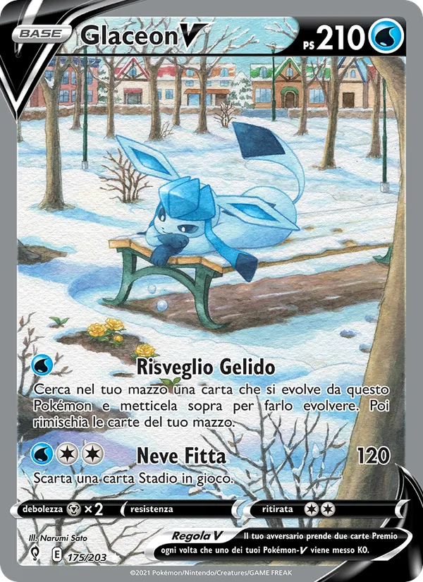 Glaceon V (Evoluzioni Eteree #175/203)