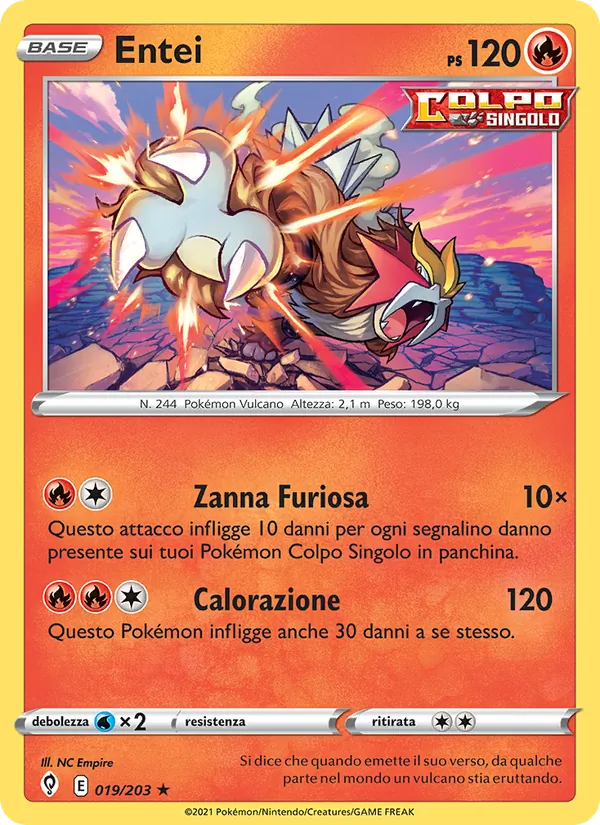 Entei (Evolving Skies #19/203)