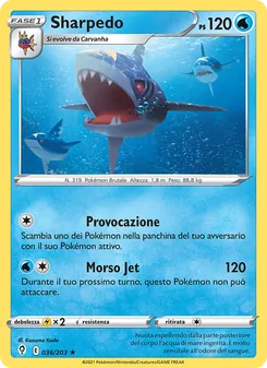 Sharpedo (Evoluzioni Eteree #36/203)