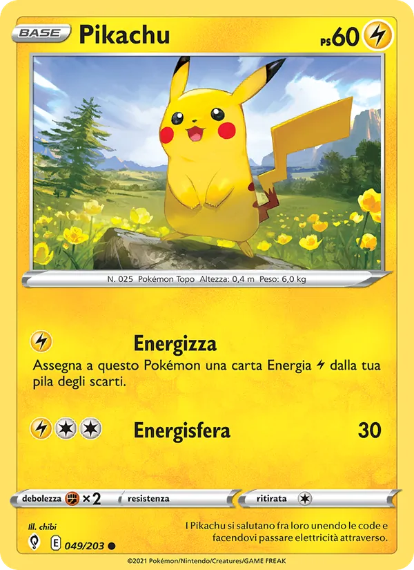 Pikachu (Evoluzioni Eteree #49/203)