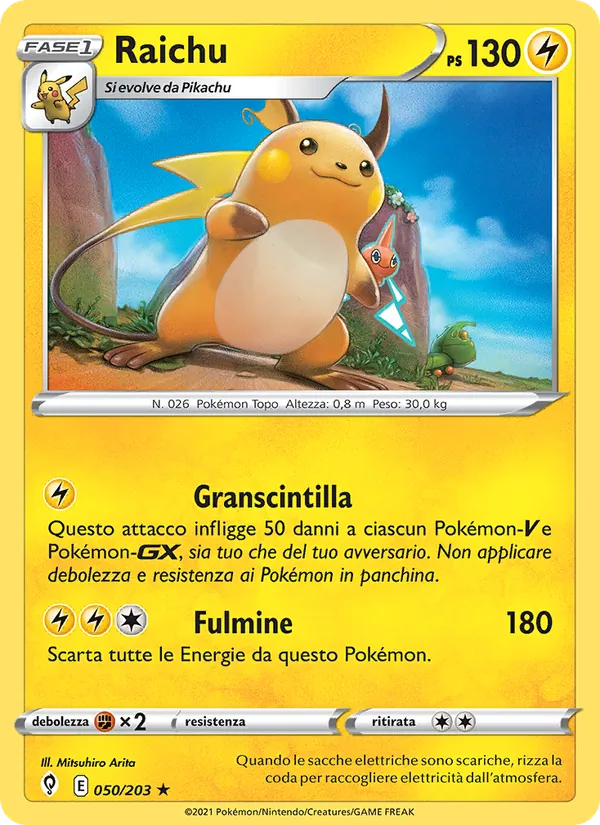 Raichu (Evolving Skies #50/203)