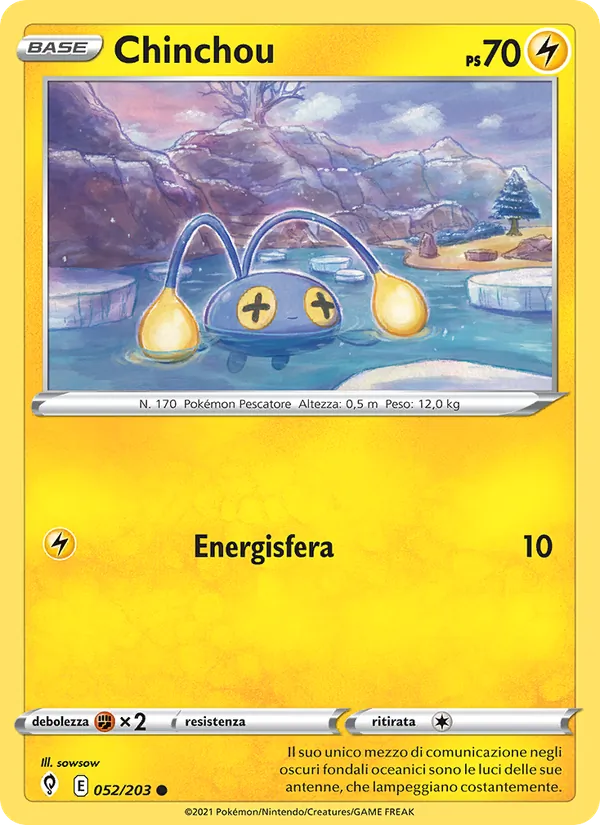 Chinchou (Evolving Skies #52/203)