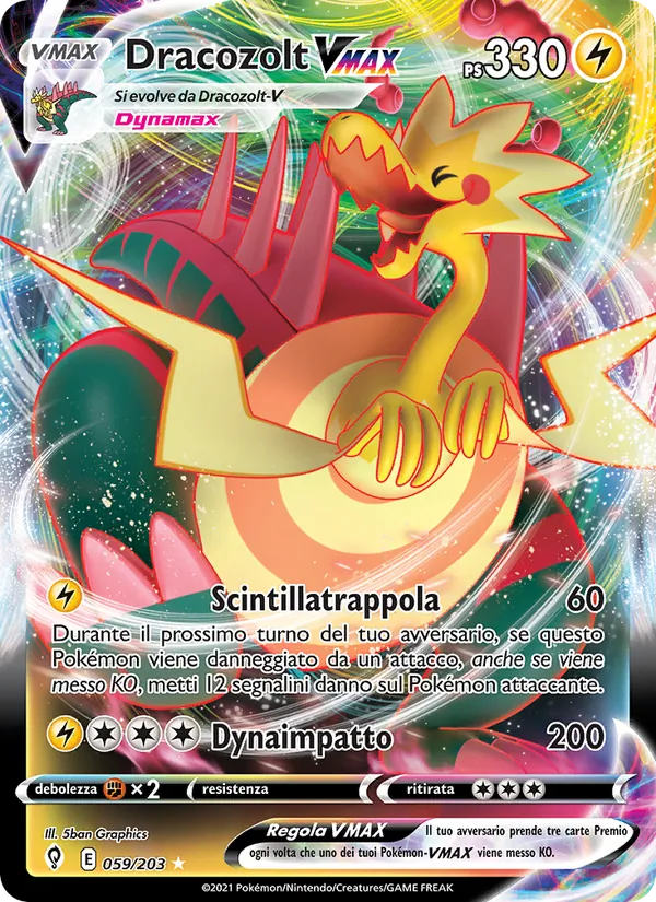 Dracozolt VMAX (Evoluzioni Eteree #59/203)