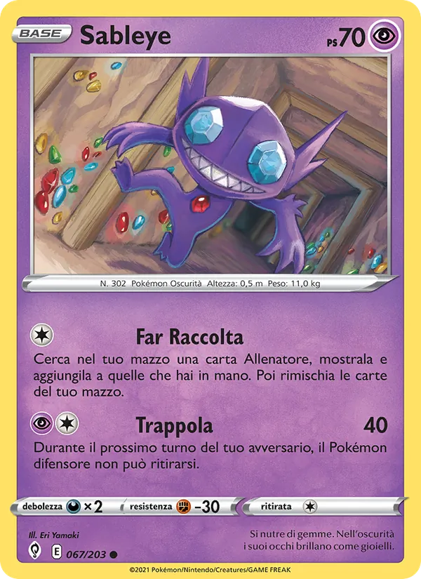 Sableye (Evoluzioni Eteree #67/203)