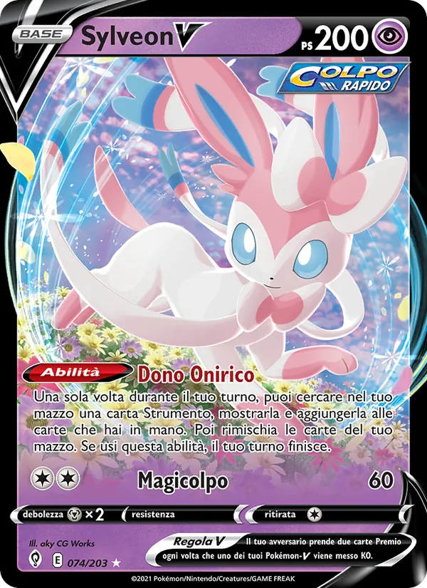 Sylveon V (Evoluzioni Eteree #74/203)