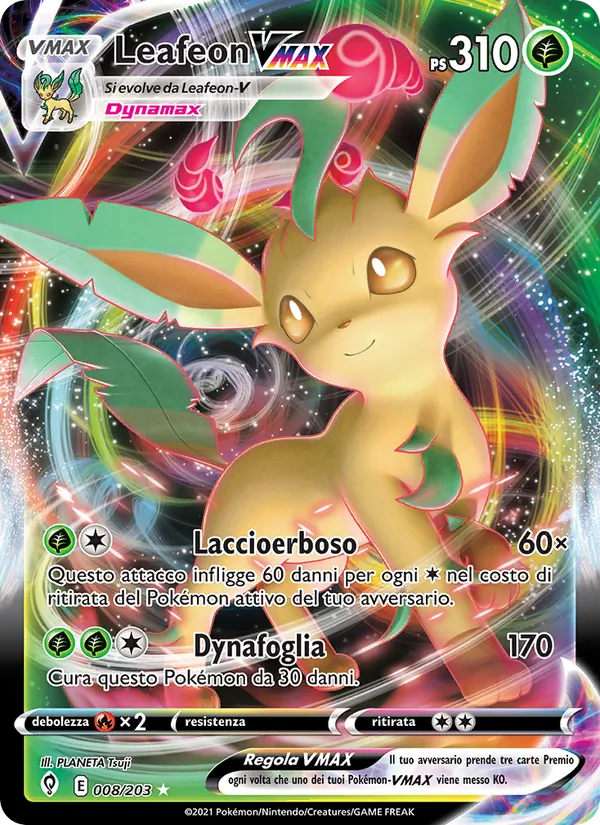 Leafeon VMAX (Evoluzioni Eteree #8/203)