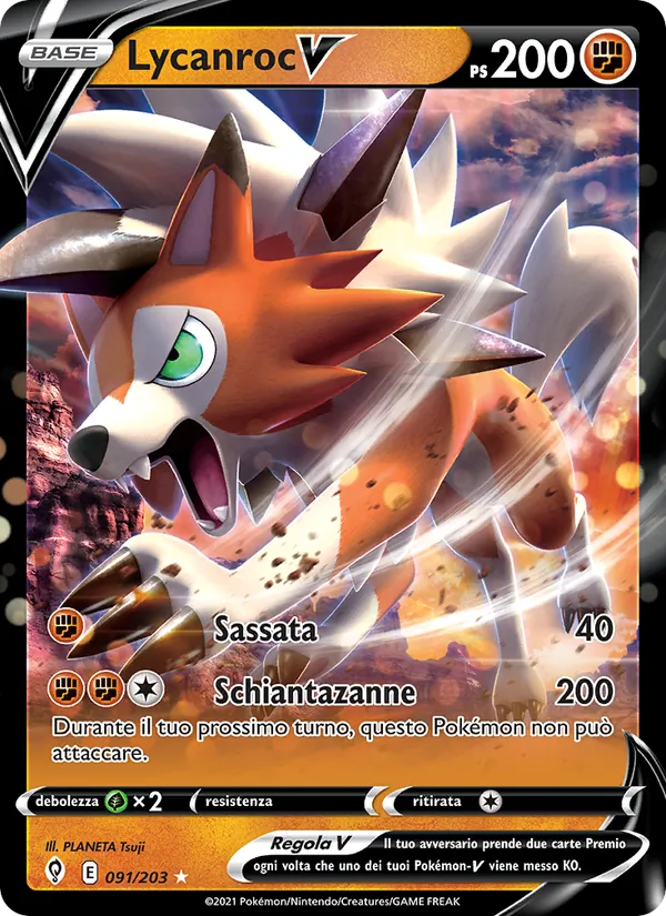 Lycanroc V (Evoluzioni Eteree #91/203)