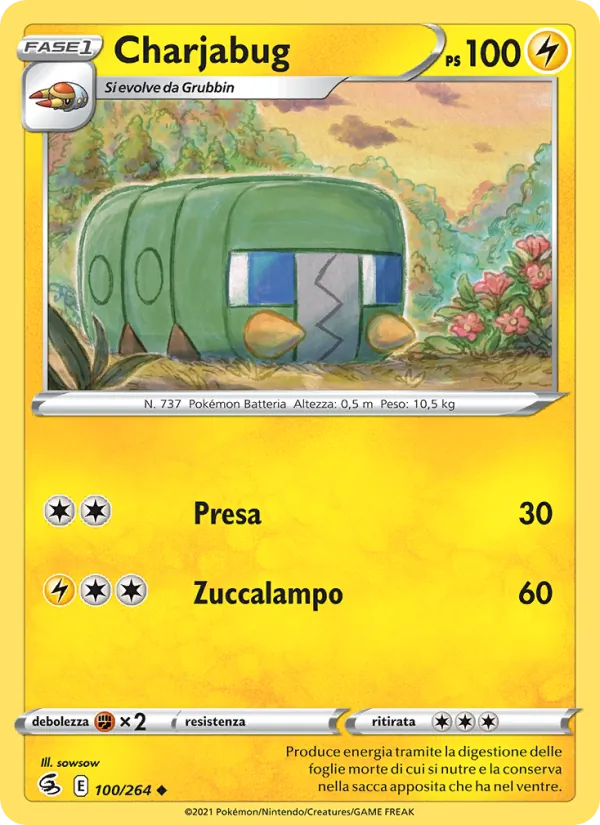 Charjabug (Fusion Strike #100/264)