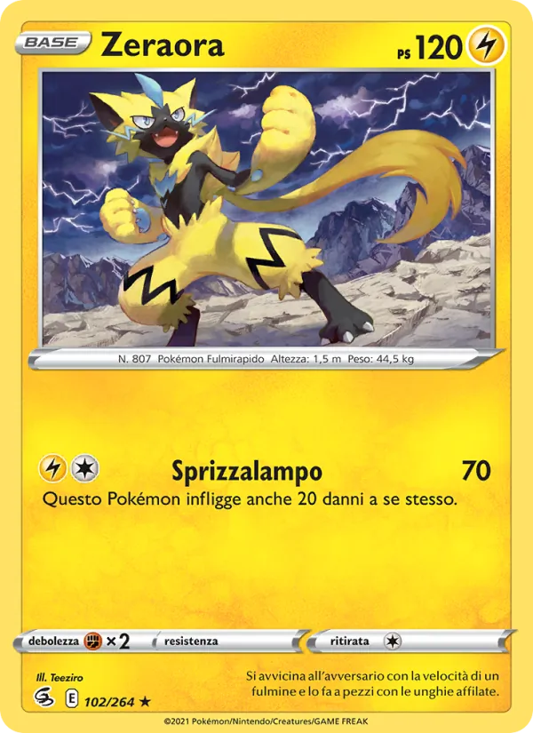 Zeraora (Fusion Strike #102/264)