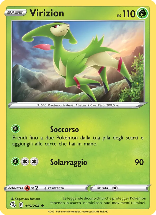 Virizion (Fusion Strike #15/264)