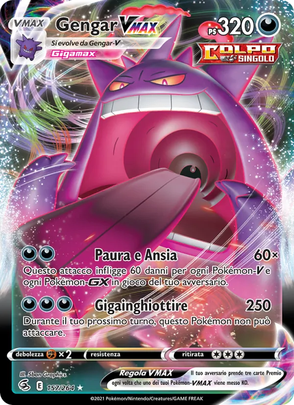 Gengar VMAX (Colpo Fusione #157/264)