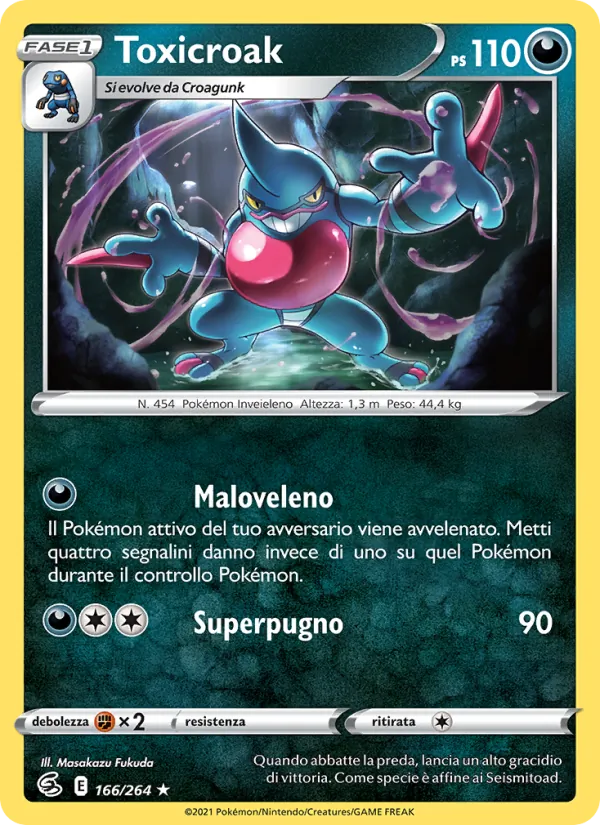 Toxicroak (Fusion Strike #166/264)