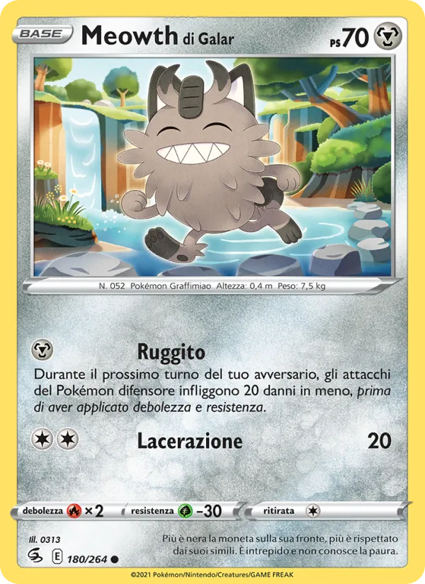 Meowth di Galar (Fusion Strike #180/264)
