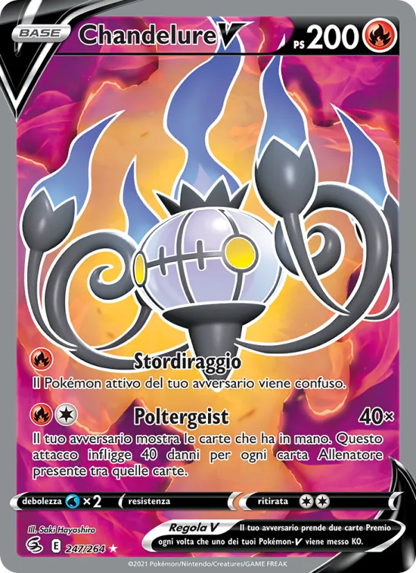 Chandelure V (Fusion Strike #247/264)