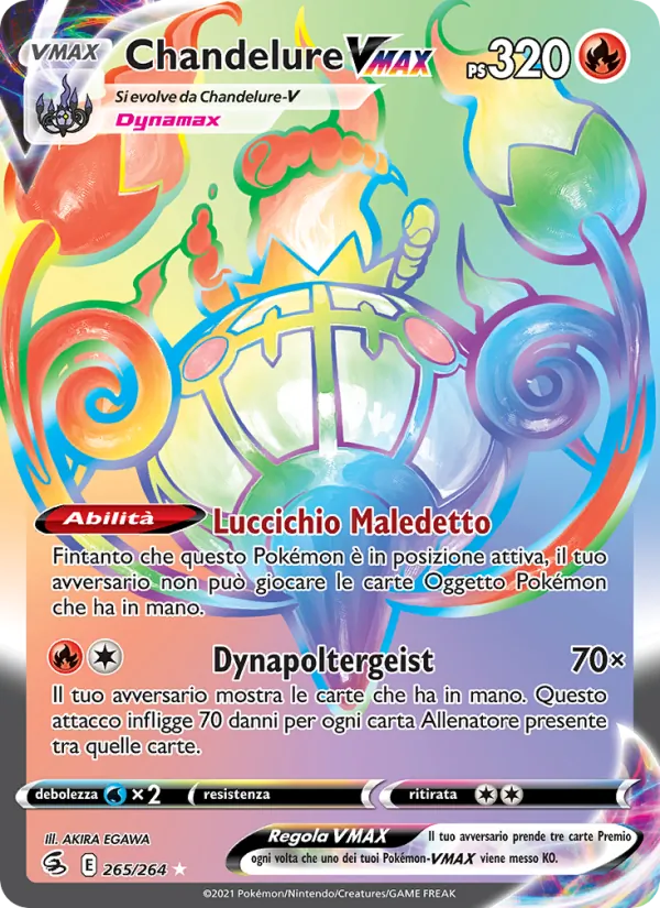 Chandelure VMAX (Colpo Fusione #265/264)