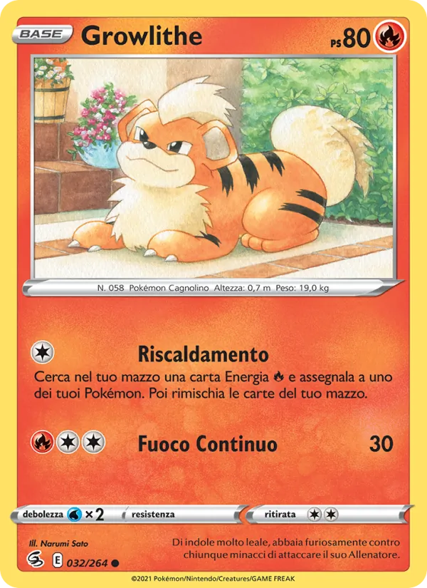 Growlithe (Fusion Strike #32/264)