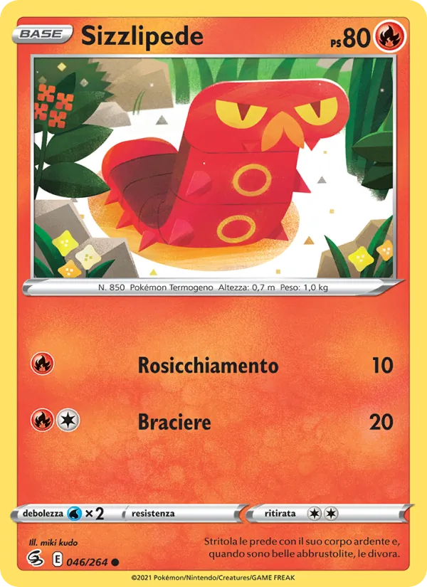 Sizzlipede (Fusion Strike #46/264)