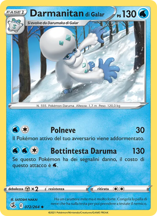 Darmanitan di Galar (Colpo Fusione #72/264)
