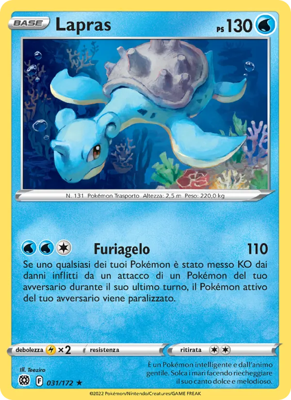 Lapras (Brilliant Stars #031/172)