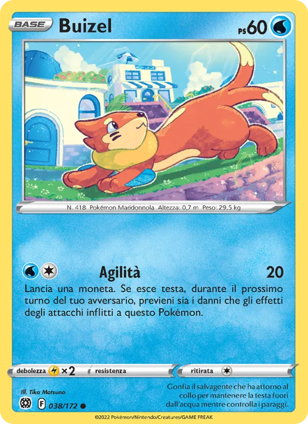Buizel (Brilliant Stars #038/172)