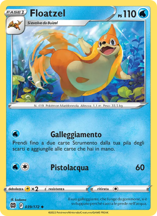 Floatzel (Brilliant Stars #039/172)