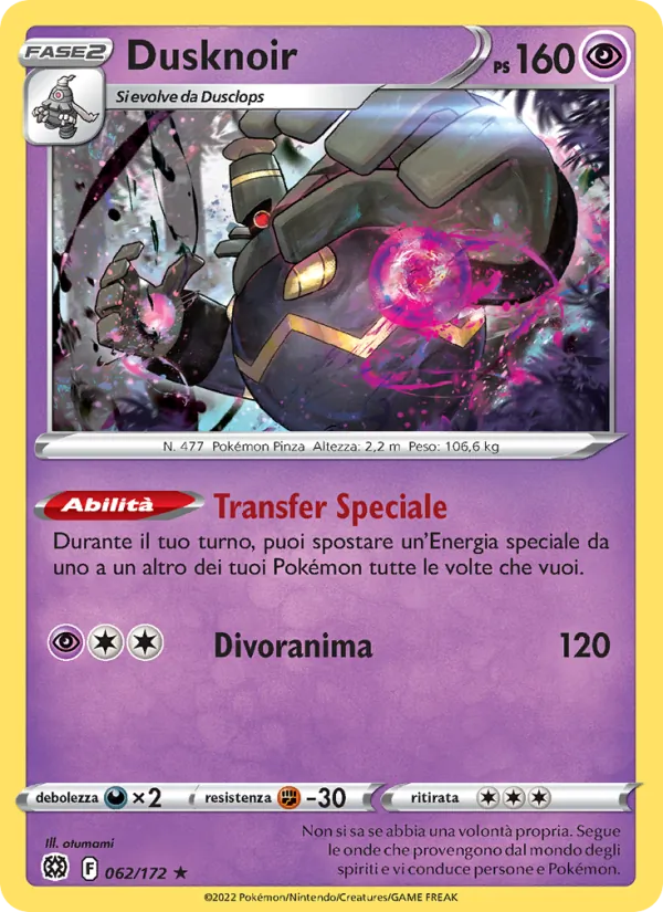Dusknoir (Astri Lucenti #062/172)