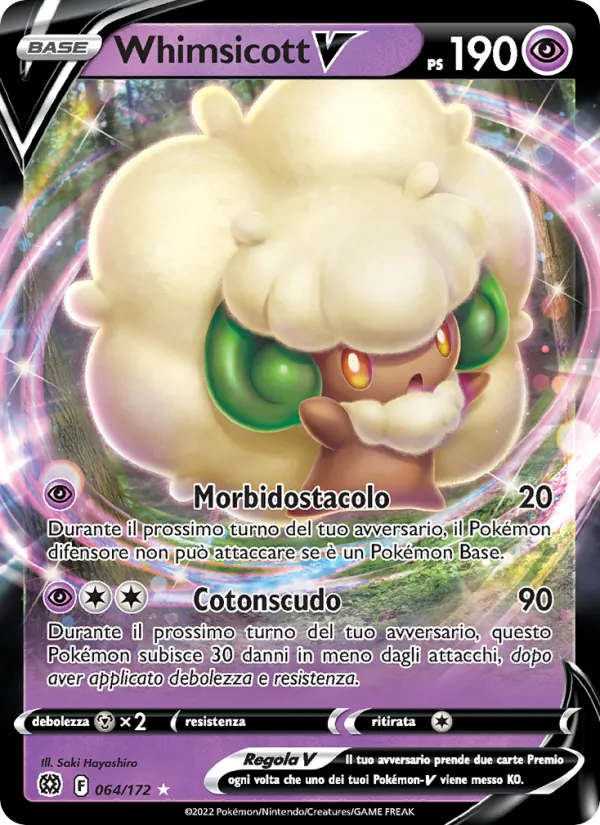 Whimsicott V (Brilliant Stars #064/172)