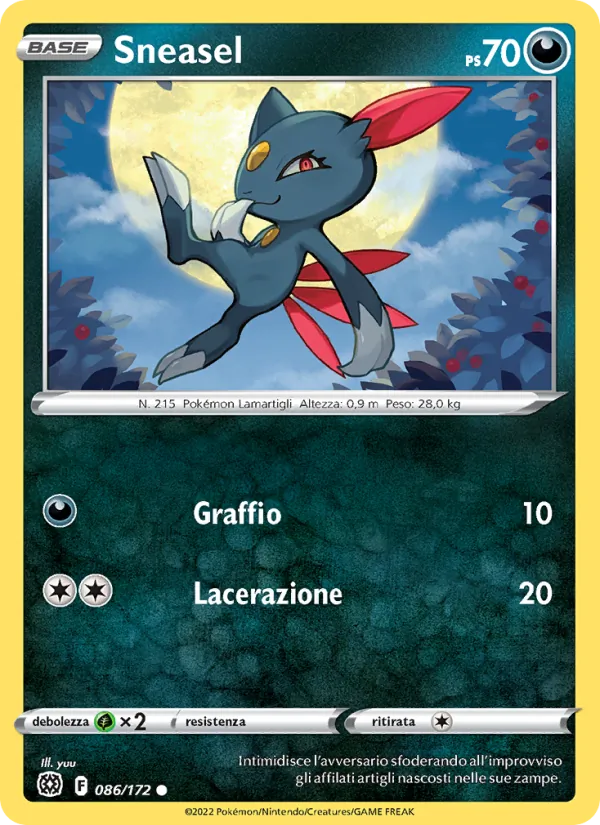 Sneasel (Brilliant Stars #086/172)