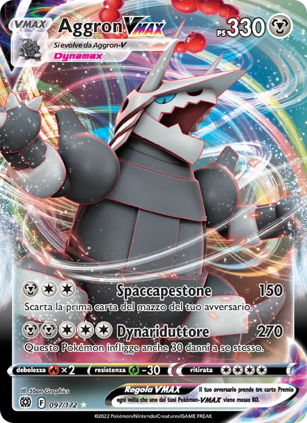 Aggron VMAX (Astri Lucenti #097/172)