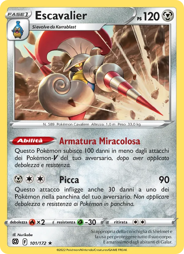 Escavalier (Brilliant Stars #101/172)