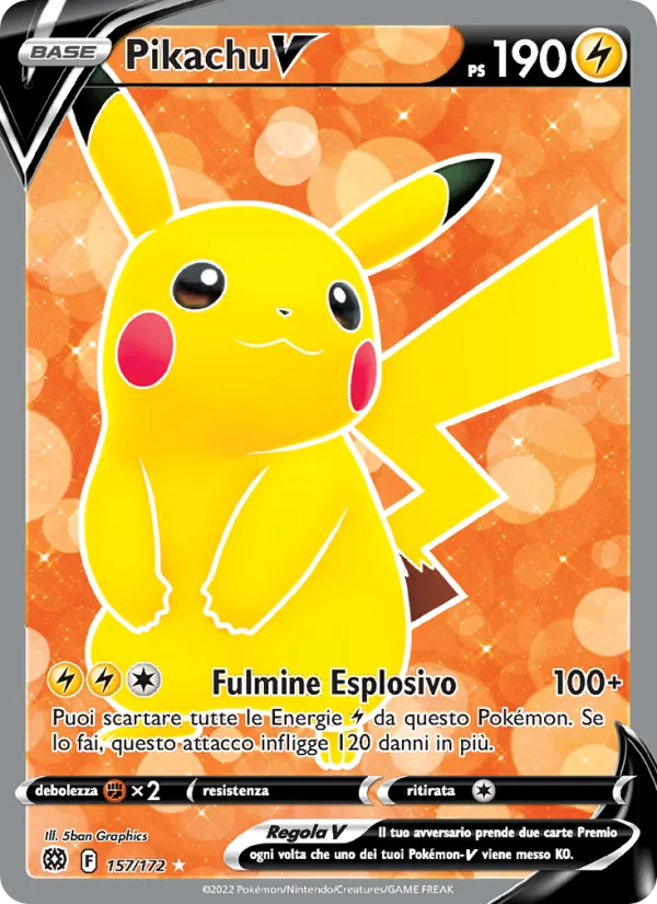 Pikachu V (Astri Lucenti #157/172)